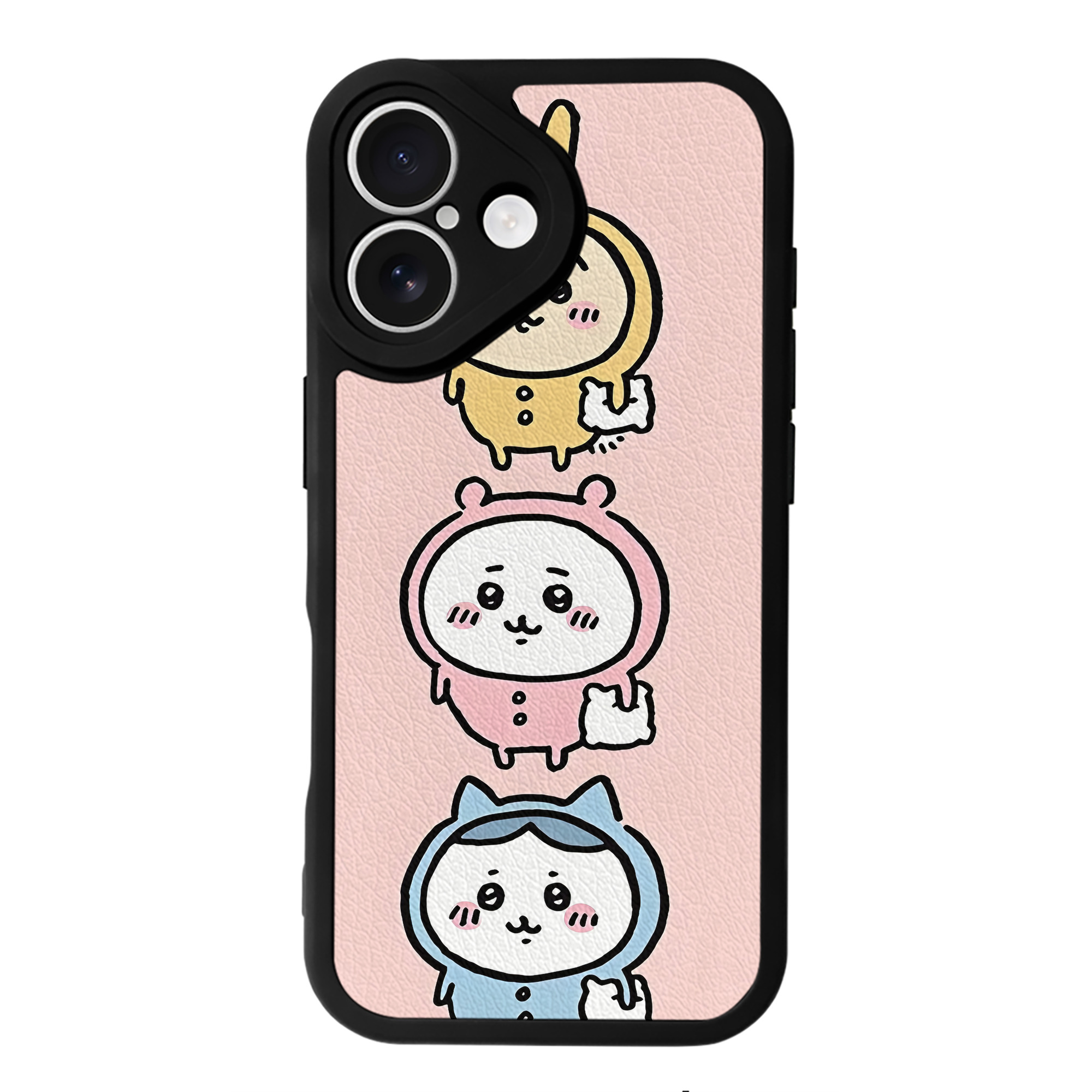 （画像用） ちいかわ Chii-kawa 【iPhone 16シリーズ対応】シリコンスマホケース（レザー調） 材質：シリコン